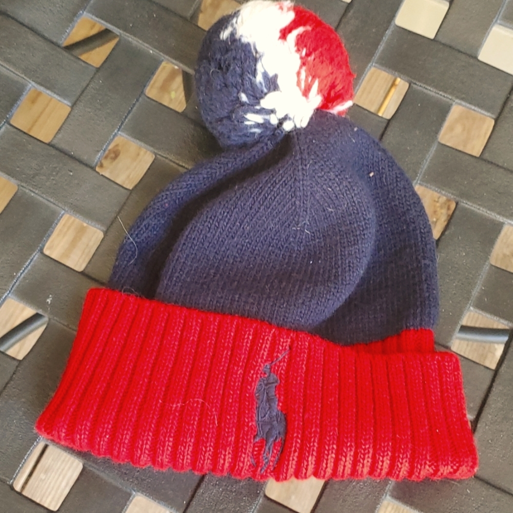Polo large pony pom beanie